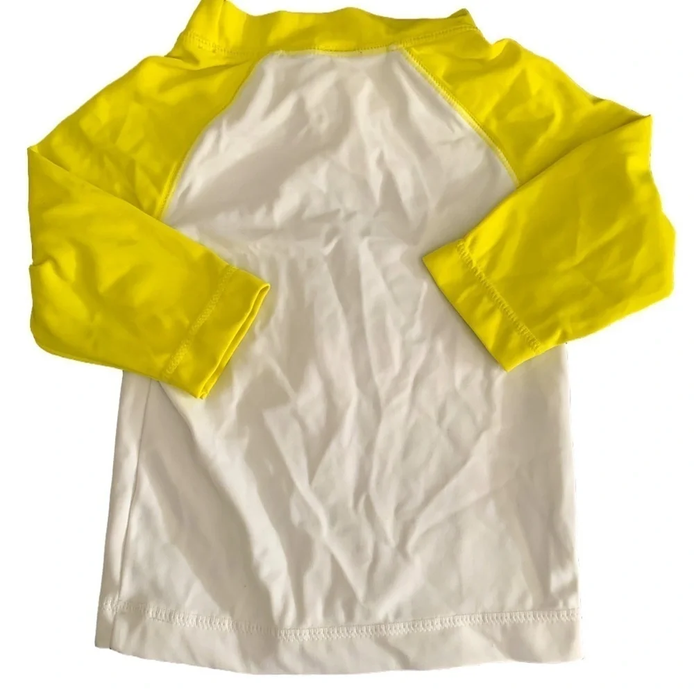 Gymboree Big Kahuna Yellow and White Swim Shirt